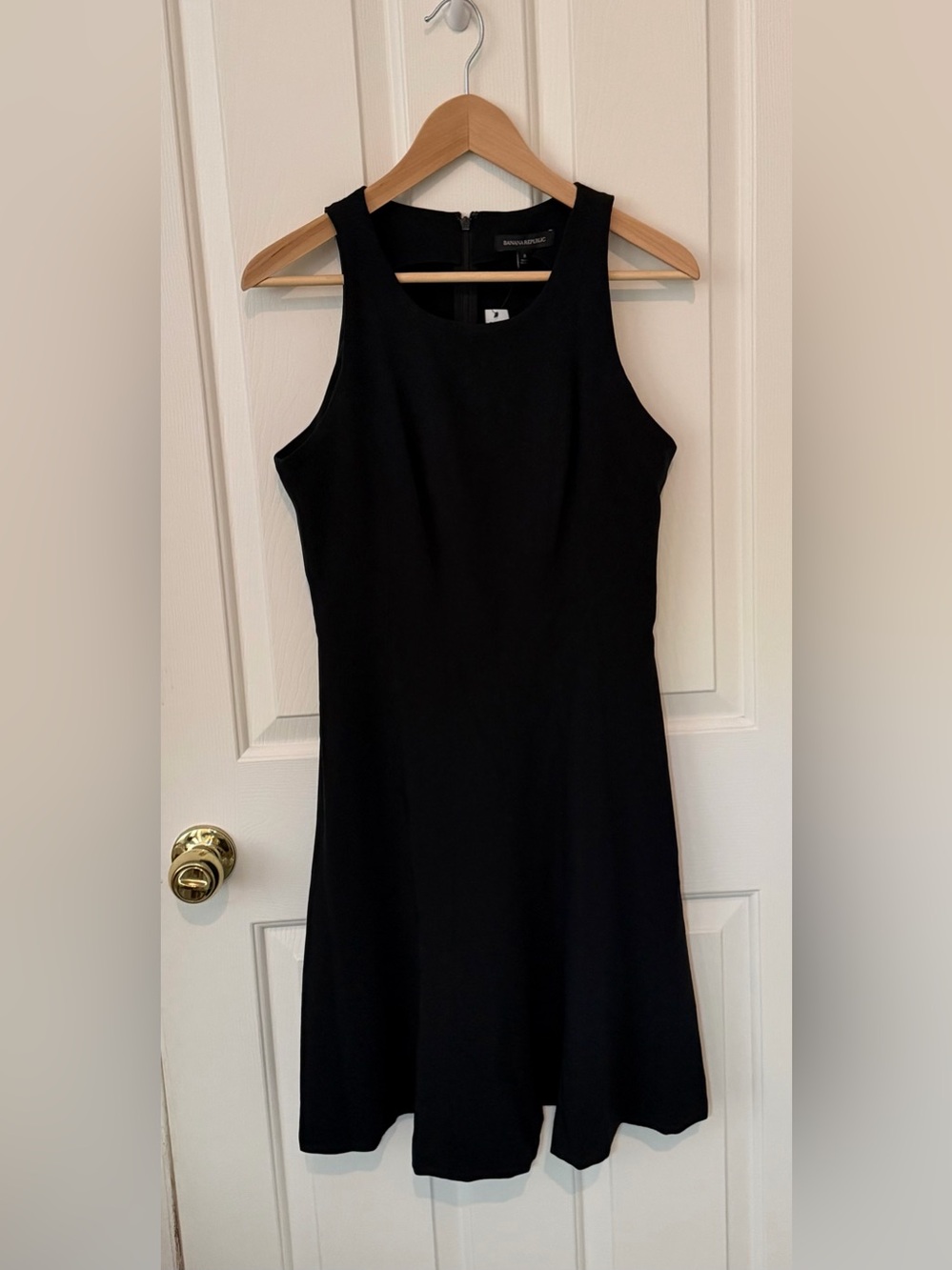 Banana Republic Black Midi Tank Dress